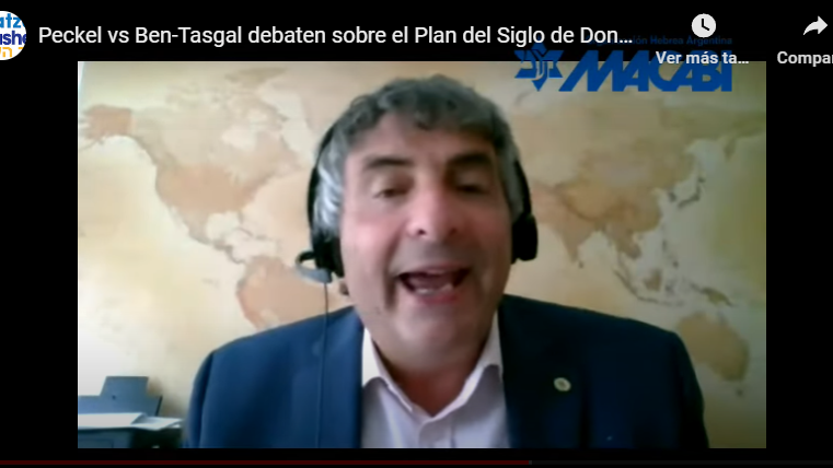 Peckel vs Ben-Tasgal debaten sobre el Plan del Siglo de Donald Trump (soberanía israelí en parte de Judea y Samaria)