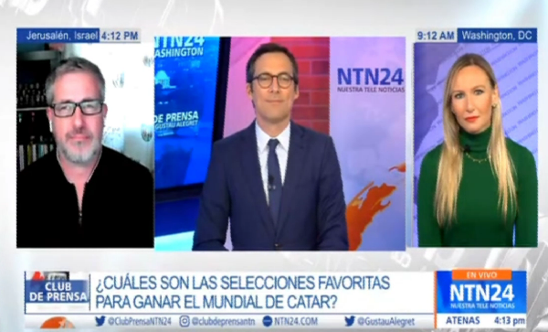 NTN24 (Washington) – “Club de Prensa” sobre Qatar, el Mundial, Twitter y otras cosas… (18/11/2022)