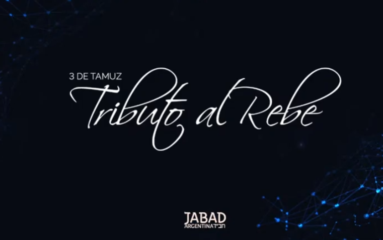 Tributo al Rebe de Lubavitch